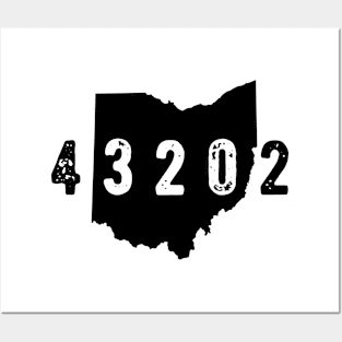 43202 zip code columbus Ohio  North Campus Posters and Art